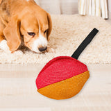 Maxbell Dog Tug Toy Sturdy Lightweight Pull Toy for Pet Small and Medium Dog Chasing red orange