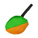 Maxbell Dog Tug Toy Sturdy Lightweight Pull Toy for Pet Small and Medium Dog Chasing green orange