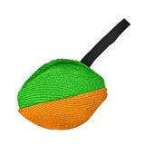 Maxbell Dog Tug Toy Sturdy Lightweight Pull Toy for Pet Small and Medium Dog Chasing green orange