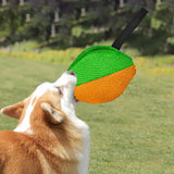 Maxbell Dog Tug Toy Sturdy Lightweight Pull Toy for Pet Small and Medium Dog Chasing green orange