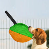 Maxbell Dog Tug Toy Sturdy Lightweight Pull Toy for Pet Small and Medium Dog Chasing green orange