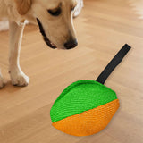 Maxbell Dog Tug Toy Sturdy Lightweight Pull Toy for Pet Small and Medium Dog Chasing green orange