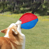 Maxbell Dog Tug Toy Sturdy Lightweight Pull Toy for Pet Small and Medium Dog Chasing red blue