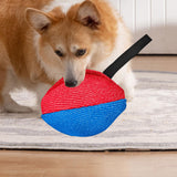 Maxbell Dog Tug Toy Sturdy Lightweight Pull Toy for Pet Small and Medium Dog Chasing red blue