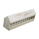 Maxbell Pigeon Feeder Pigeon Supplies Chicken Feeding Trough for Poultry Birds Ducks 60cmx12.5cmx13.5cm