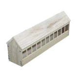Maxbell Pigeon Feeder Pigeon Supplies Chicken Feeding Trough for Poultry Birds Ducks 60cmx12.5cmx13.5cm