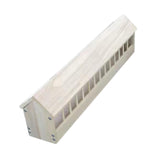 Maxbell Pigeon Feeder Pigeon Supplies Chicken Feeding Trough for Poultry Birds Ducks 80cmx12.5cmx13.5cm