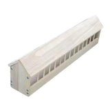 Maxbell Pigeon Feeder Pigeon Supplies Chicken Feeding Trough for Poultry Birds Ducks 80cmx12.5cmx13.5cm