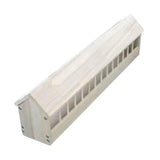 Maxbell Pigeon Feeder Pigeon Supplies Chicken Feeding Trough for Poultry Birds Ducks 80cmx12.5cmx13.5cm