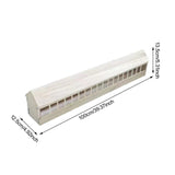 Maxbell Pigeon Feeder Pigeon Supplies Chicken Feeding Trough for Poultry Birds Ducks 100cmx12.5cmx13.5cm