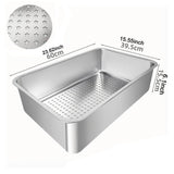 Maxbell Cat Litter Box Detachable Open Top Anti Splashing Bedpan Kitten Potty Toilet B