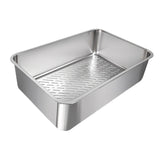 Maxbell Cat Litter Box Detachable Open Top Anti Splashing Bedpan Kitten Potty Toilet C