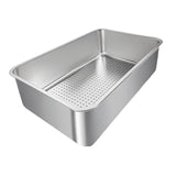 Maxbell Cat Litter Box Detachable Open Top Anti Splashing Bedpan Kitten Potty Toilet D