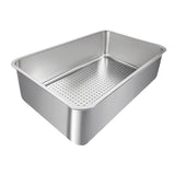 Maxbell Cat Litter Box Detachable Open Top Anti Splashing Bedpan Kitten Potty Toilet D