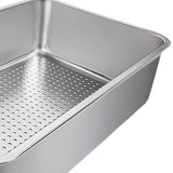 Maxbell Cat Litter Box Detachable Open Top Anti Splashing Bedpan Kitten Potty Toilet D