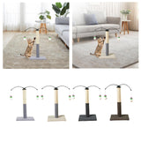 Maxbell Cat Scratching Post Furniture Protector Scratch Post for Indoor Cats Cat Toy Light Gray