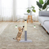Maxbell Cat Scratching Post Furniture Protector Scratch Post for Indoor Cats Cat Toy Light Gray
