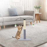 Maxbell Cat Scratching Post Furniture Protector Scratch Post for Indoor Cats Cat Toy Light Gray