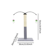 Maxbell Cat Scratching Post Furniture Protector Scratch Post for Indoor Cats Cat Toy Light Gray