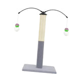 Maxbell Cat Scratching Post Furniture Protector Scratch Post for Indoor Cats Cat Toy Light Gray