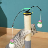 Maxbell Cat Scratching Post Furniture Protector Scratch Post for Indoor Cats Cat Toy Light Gray
