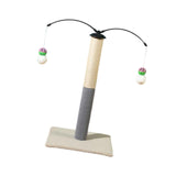 Maxbell Cat Scratching Post Furniture Protector Scratch Post for Indoor Cats Cat Toy Beige White