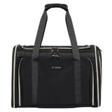 Maxbell Pet Carrier Portable Ventilated Mesh Cat Carrier for Outdoor Traveling Trips black