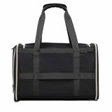 Maxbell Pet Carrier Portable Ventilated Mesh Cat Carrier for Outdoor Traveling Trips black