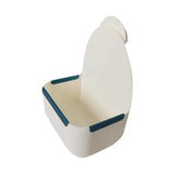 Maxbell Rabbit Hay Feeder Bin Feeder Grass Frame Rack for Rabbit Hedgehog Chinchilla White