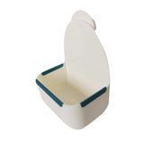 Maxbell Rabbit Hay Feeder Bin Feeder Grass Frame Rack for Rabbit Hedgehog Chinchilla White