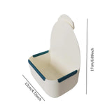 Maxbell Rabbit Hay Feeder Bin Feeder Grass Frame Rack for Rabbit Hedgehog Chinchilla White