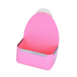 Maxbell Rabbit Hay Feeder Bin Feeder Grass Frame Rack for Rabbit Hedgehog Chinchilla Pink