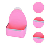 Maxbell Rabbit Hay Feeder Bin Feeder Grass Frame Rack for Rabbit Hedgehog Chinchilla Pink