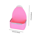 Maxbell Rabbit Hay Feeder Bin Feeder Grass Frame Rack for Rabbit Hedgehog Chinchilla Pink