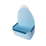 Maxbell Rabbit Hay Feeder Bin Feeder Grass Frame Rack for Rabbit Hedgehog Chinchilla Blue