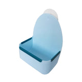 Maxbell Rabbit Hay Feeder Bin Feeder Grass Frame Rack for Rabbit Hedgehog Chinchilla Blue