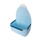 Maxbell Rabbit Hay Feeder Bin Feeder Grass Frame Rack for Rabbit Hedgehog Chinchilla Blue