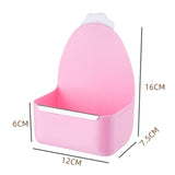 Maxbell Rabbit Cage Hanging Food Bowl Practical Feeding Basin for Hamster Guinea Pig Pink