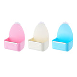 Maxbell Rabbit Cage Hanging Food Bowl Practical Feeding Basin for Hamster Guinea Pig Pink