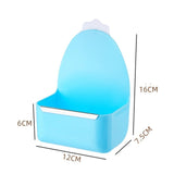 Maxbell Rabbit Cage Hanging Food Bowl Practical Feeding Basin for Hamster Guinea Pig Blue