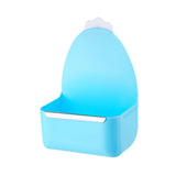 Maxbell Rabbit Cage Hanging Food Bowl Practical Feeding Basin for Hamster Guinea Pig Blue