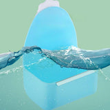 Maxbell Rabbit Cage Hanging Food Bowl Practical Feeding Basin for Hamster Guinea Pig Blue