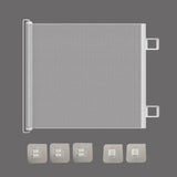 Maxbell Retractable Dog Gate Prevent Your Dogs Cats from Jumping over for Deck Patio