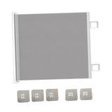 Maxbell Retractable Dog Gate Prevent Your Dogs Cats from Jumping over for Deck Patio