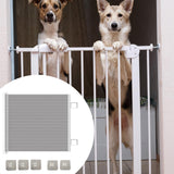 Maxbell Retractable Dog Gate Prevent Your Dogs Cats from Jumping over for Deck Patio