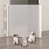 Maxbell Retractable Dog Gate Prevent Your Dogs Cats from Jumping over for Deck Patio