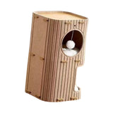 Maxbell Cat House Covered Tunnel Condo Indoor Outdoor Cats Pet 2 Storey Cat Bed Cave Camel