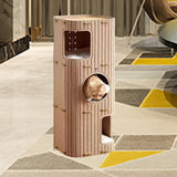 Maxbell 3 Storey Cat Bed Cave Covered Tunnel Condo Indoor Outdoor Cats Pet Cat House Camel