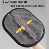 Maxbell 2Pcs Pet Hair Remover Gloves Reusable for Horse Shedding Long and Short Hair