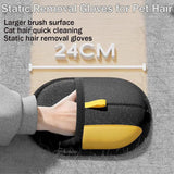 Maxbell 2Pcs Pet Hair Remover Gloves Reusable for Horse Shedding Long and Short Hair